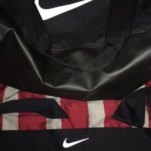 Nike duffle bag and headband